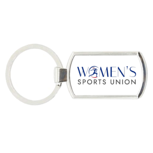 Oblong Metal Keyring