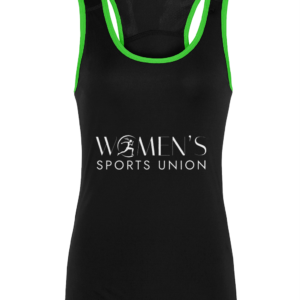 TR023 Women's TriDri® Panelled Fitness Vest - Black/Green