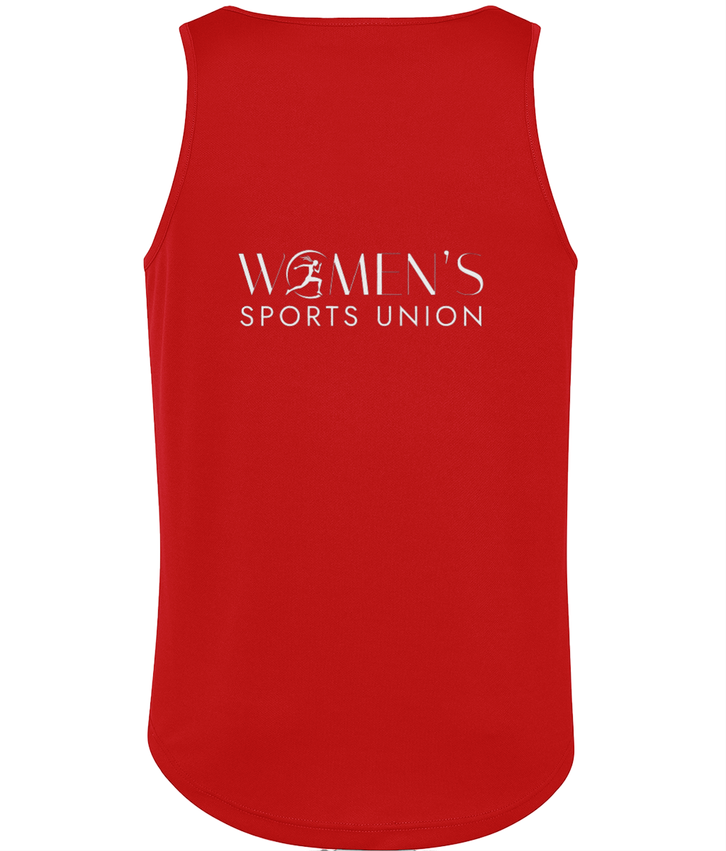 JC007 Mens Just Cool Sports Vest - Red - Image 3
