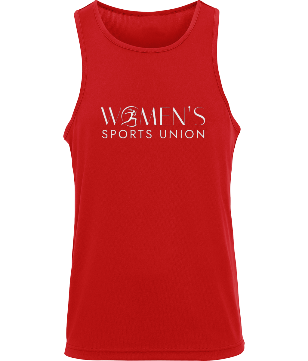 JC007 Mens Just Cool Sports Vest - Red - Image 2