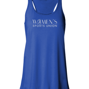 Bella Flowy Racer Back Tank Top - Blue