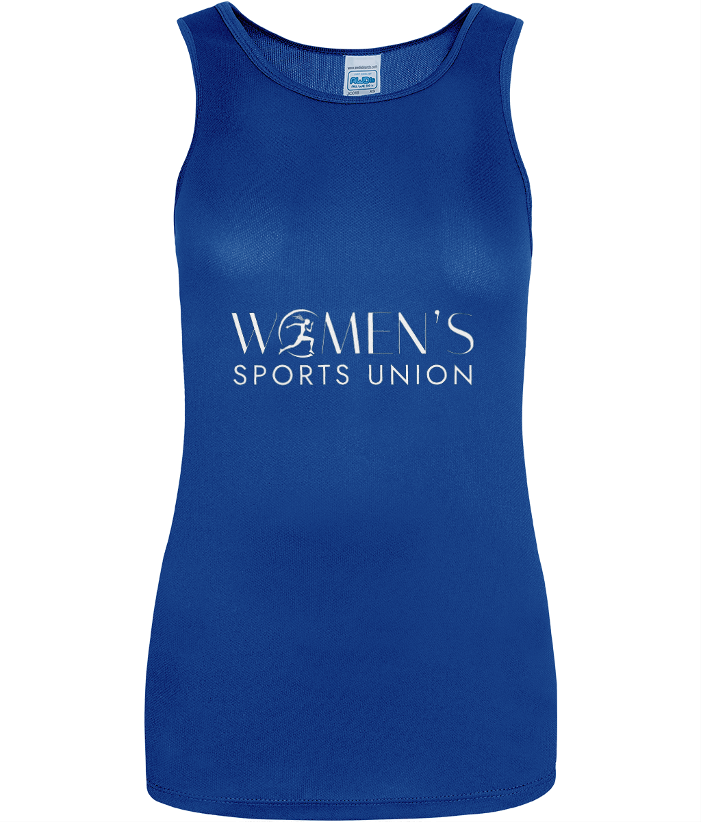 JC015 Womens Just Cool Sports Vest - Blue